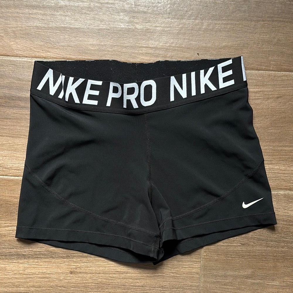 Black Nike Pro Compression Shorts